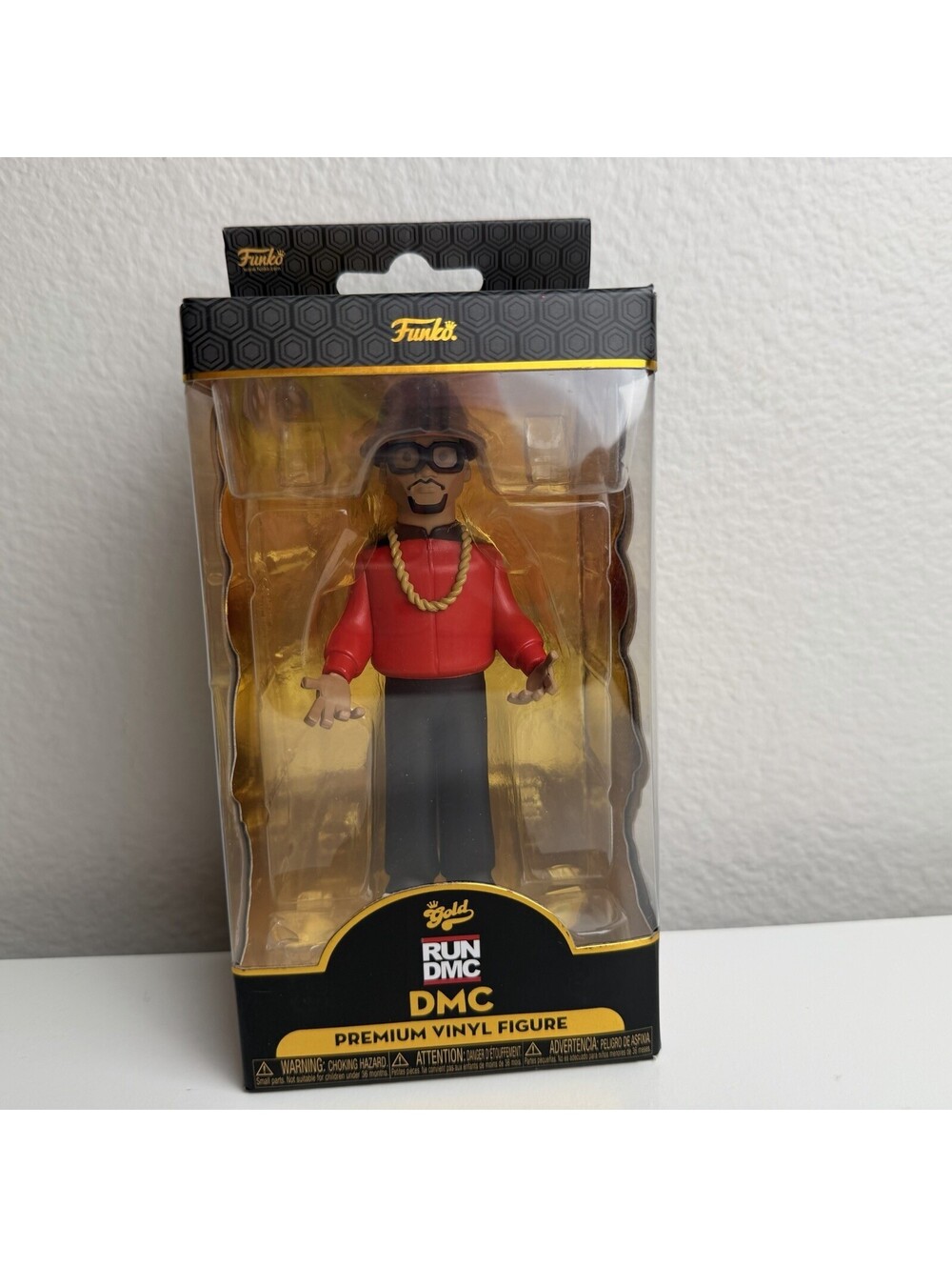 Funko Vinyl Gold 5" DMC Run DMC Premium Vinyl Figure Music Legend New In Box
